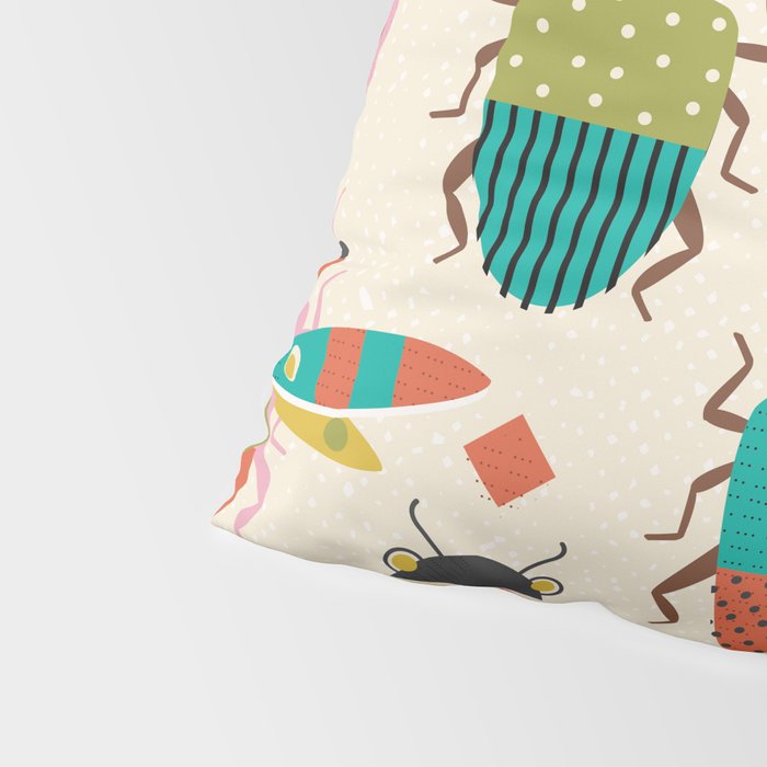 Mid century bugs Pillow Sham Gallery Image 4