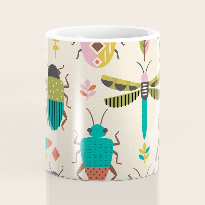 Mid century bugs Coffee Mug Gallery Image 4