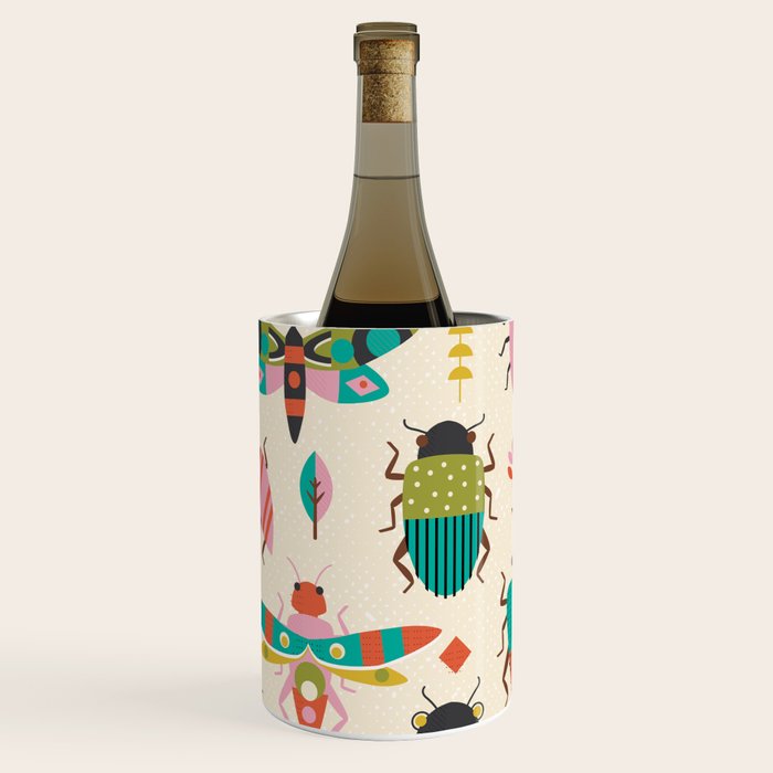 Mid century bugs Wine Chiller Gallery Image 2