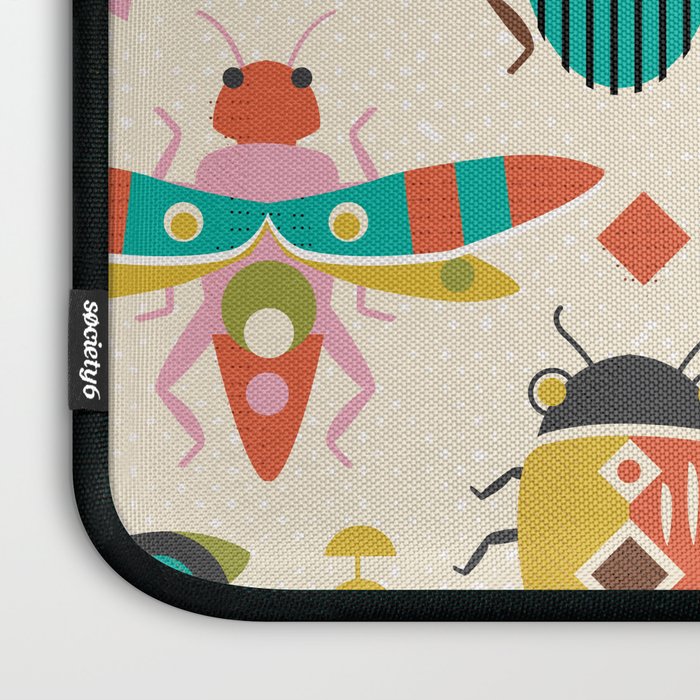 Mid century bugs Laptop Sleeve Gallery Image 3