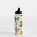 Mid century bugs Water Bottle Gallery Image 3