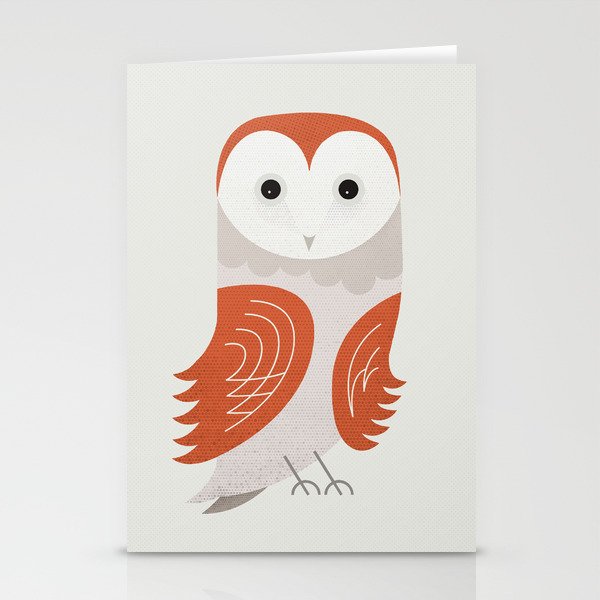 Whimsy Barn Owl Stationery Card Gallery Image 2