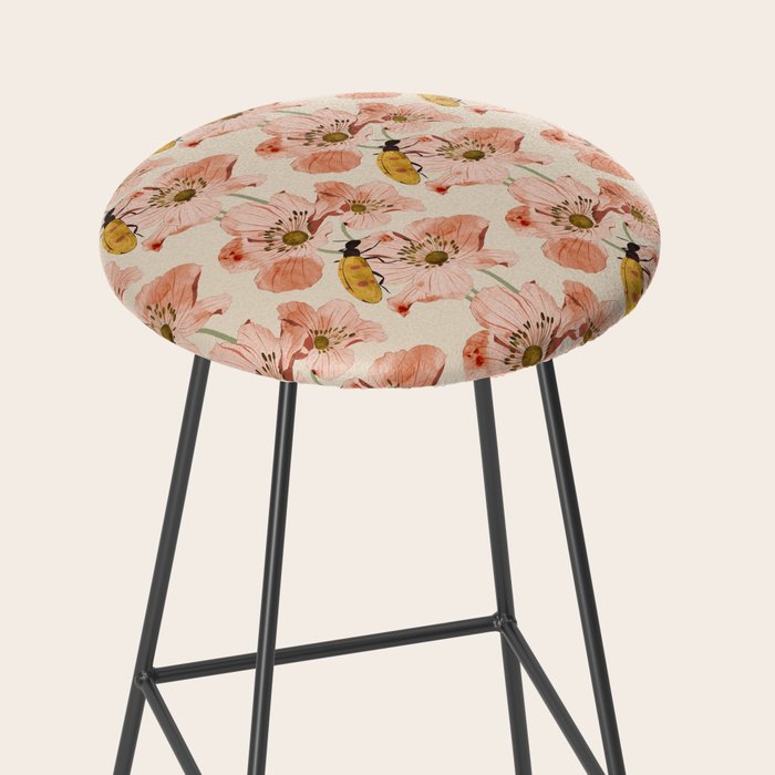 Roses and insects Stool Gallery Image 2