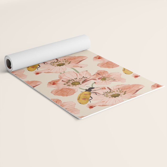 Roses and insects Yoga Mat Gallery Image 2