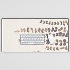 Eucalyptus Watercolor Desk Mat Gallery Image 1