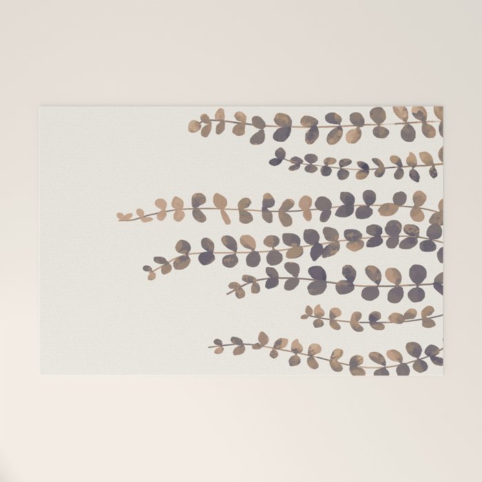 Eucalyptus Watercolor Welcome Mat Gallery Image 1