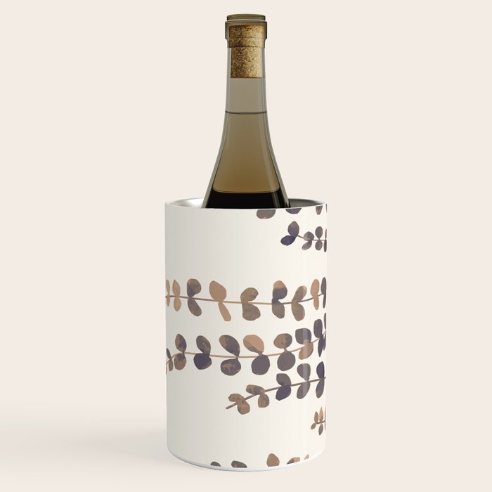 Eucalyptus Watercolor Wine Chiller Gallery Image 1