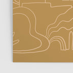 saguaro cactus line drawing Poster Gallery Image 3