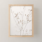 WILDFLOWERS NATURAL BEIGE 1 Mini Art Print Gallery Image 1