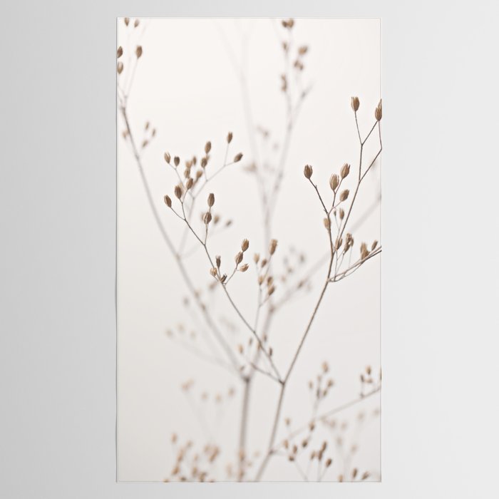 WILDFLOWERS NATURAL BEIGE 1 Tablecloth Gallery Image 2