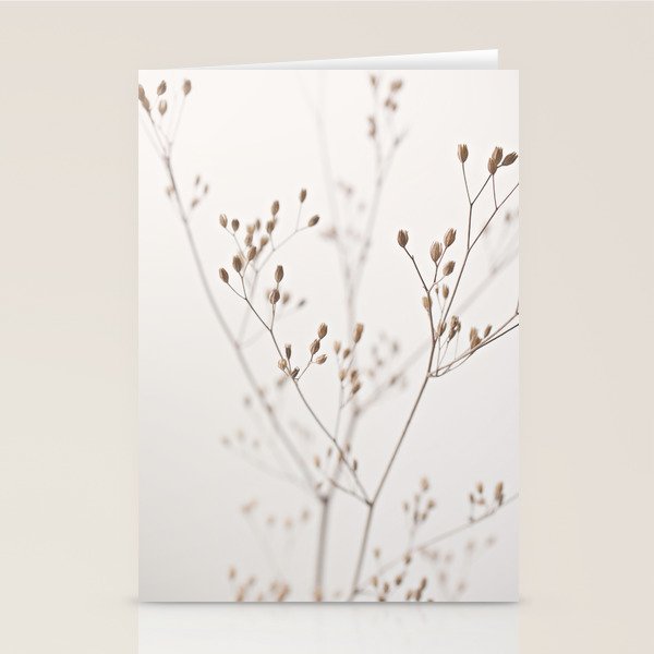 WILDFLOWERS NATURAL BEIGE 1 Stationery Card Gallery Image 2