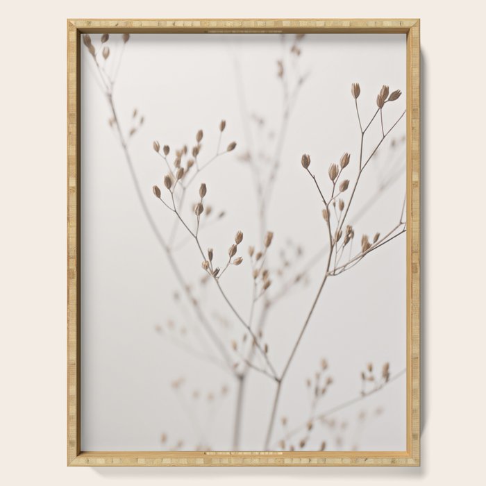 WILDFLOWERS NATURAL BEIGE 1 Serving Tray Gallery Image 1