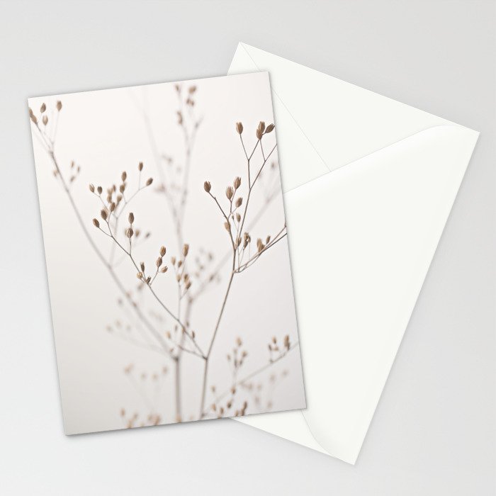 WILDFLOWERS NATURAL BEIGE 1 Stationery Card Gallery Image 2