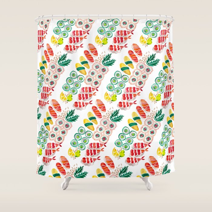 Sushi Collection Shower Curtain Gallery Image 1