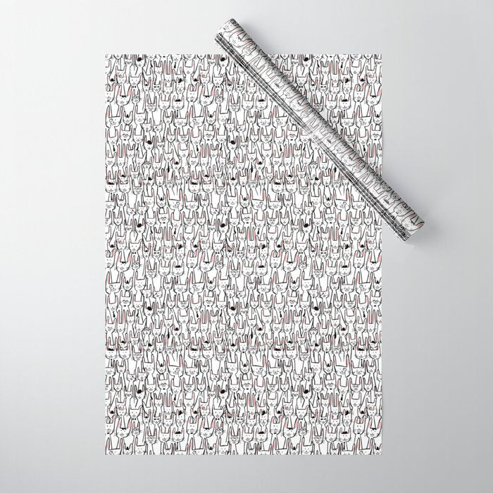 Bunny family Wrapping Paper Gallery Image 1