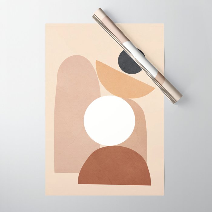 Minimal Shapes No.70 Wrapping Paper Gallery Image 1