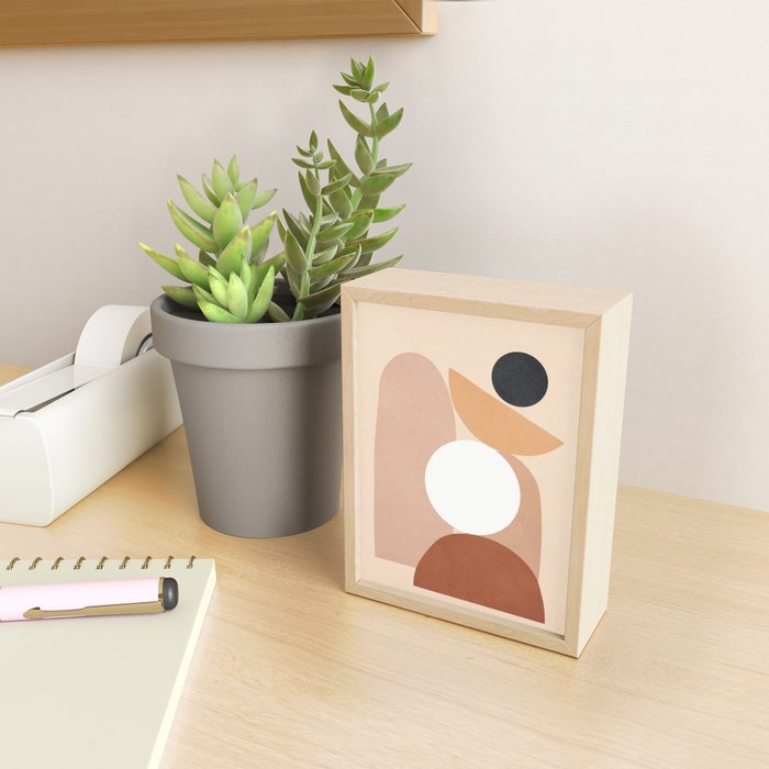 Minimal Shapes No.70 Mini Art Print Gallery Image 2