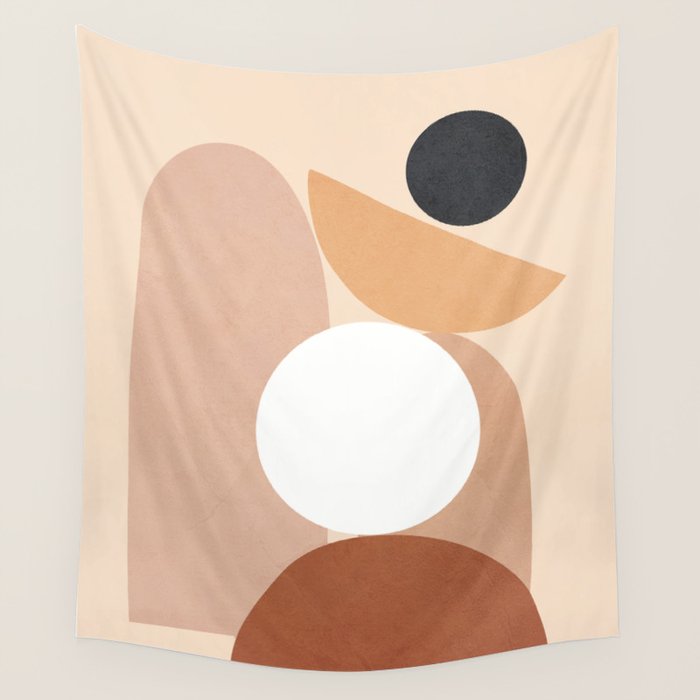 Minimal Shapes No.70 Wall Tapestry Gallery Image 4