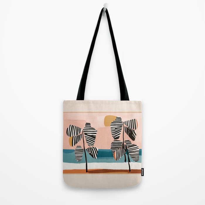 Tropical Sunset Palms II Tote Bag Gallery Image 2