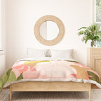 Plant Lady & The Urban Junglow | Blush Botanical Home Décor | House Plants Bohemian Woman Bedroom  Duvet Cover Gallery Image 3