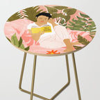 Plant Lady & The Urban Junglow | Blush Botanical Home Décor | House Plants Bohemian Woman Bedroom  Side Table Gallery Image 2