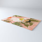 Plant Lady & The Urban Junglow | Blush Botanical Home Décor | House Plants Bohemian Woman Bedroom  Rug Gallery Image 3