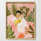 Plant Lady & The Urban Junglow | Blush Botanical Home Décor | House Plants Bohemian Woman Bedroom  Serving Tray Gallery Image 1
