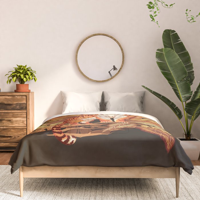 Autumn Jungle Tiger Comforter Gallery Image 3