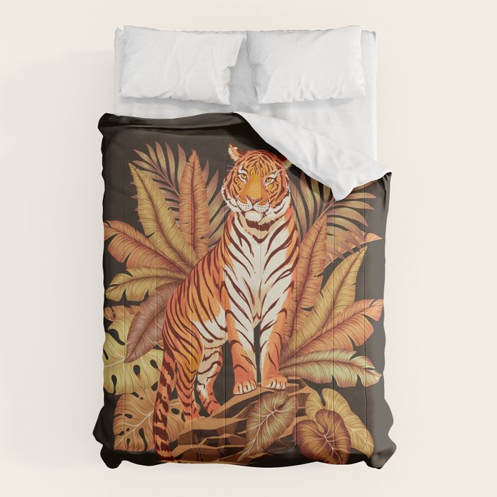 Autumn Jungle Tiger Comforter Gallery Image 6