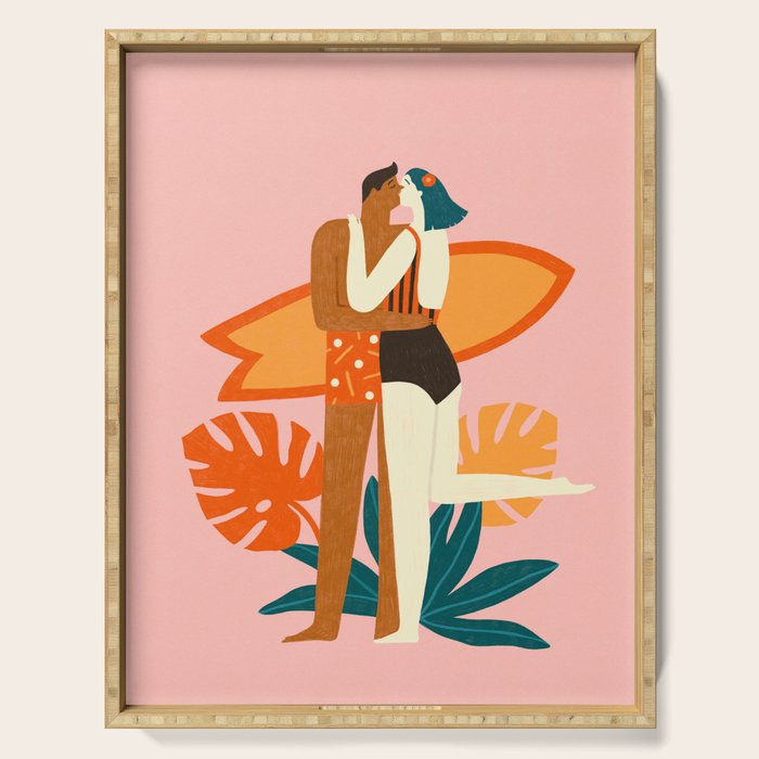 The kiss Serving Tray Gallery Image 1