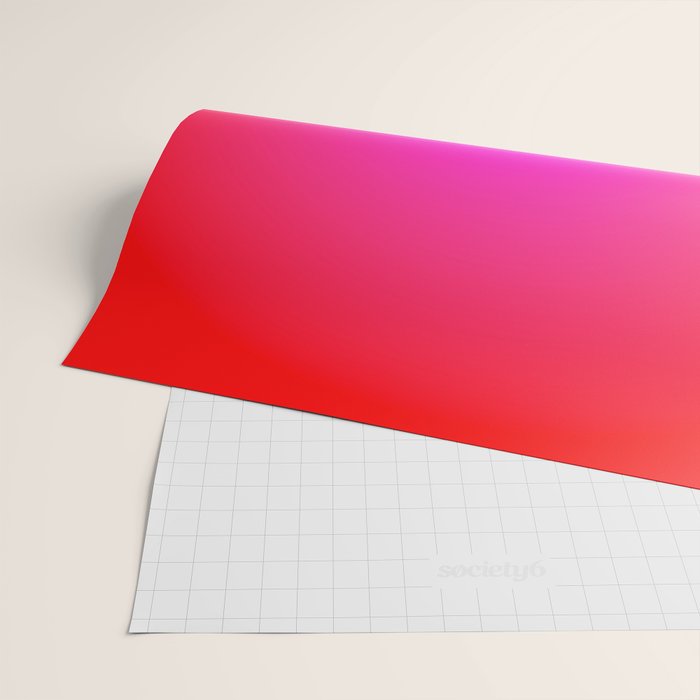 Red Magenta Radial Gradient Wrapping Paper Gallery Image 2