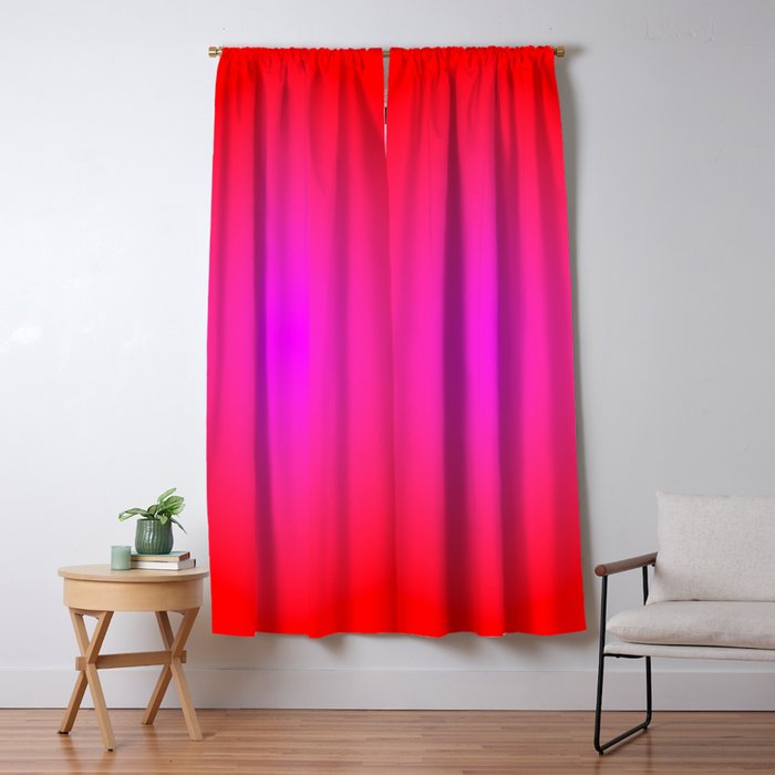 Red Magenta Radial Gradient Window Curtain Gallery Image 5