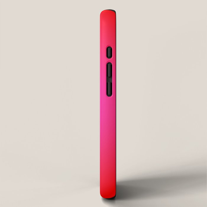 Red Magenta Radial Gradient iPhone Case Gallery Image 2