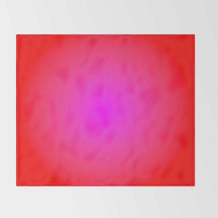 Red Magenta Radial Gradient Throw Blanket Gallery Image 2