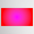 Red Magenta Radial Gradient Tablecloth Gallery Image 2