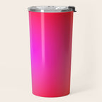 Red Magenta Radial Gradient Travel Mug Gallery Image 2