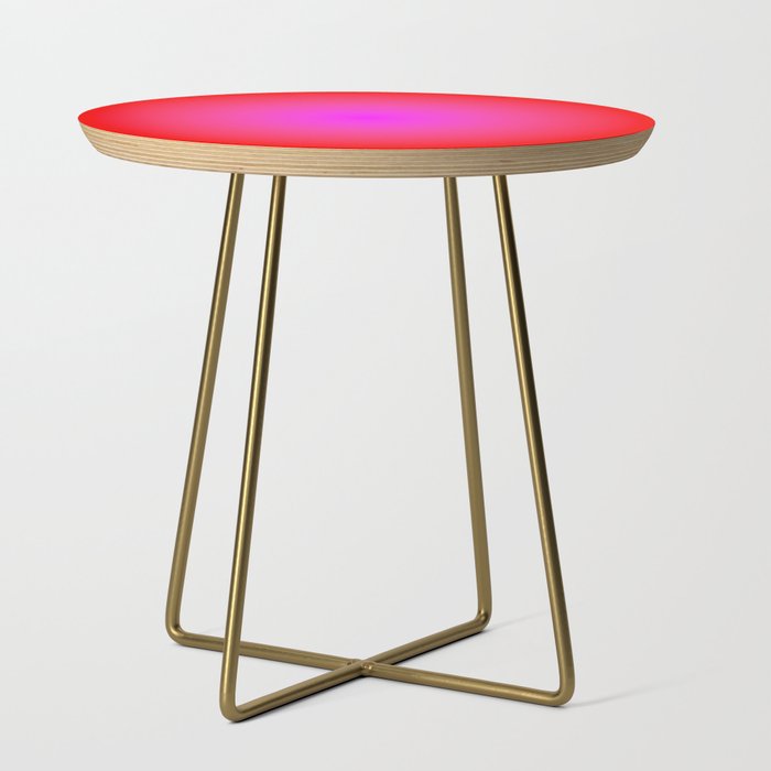 Red Magenta Radial Gradient Side Table Gallery Image 1