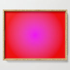 Red Magenta Radial Gradient Serving Tray Gallery Image 1