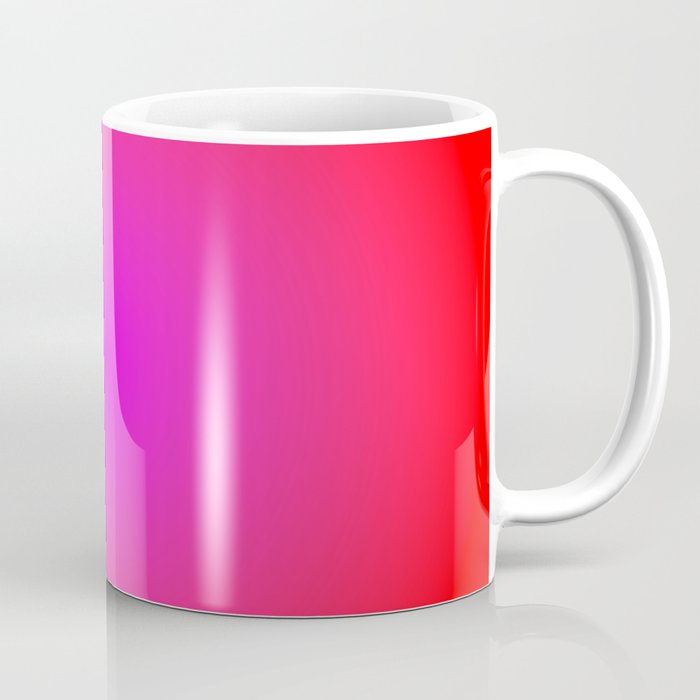 Red Magenta Radial Gradient Coffee Mug Gallery Image 1