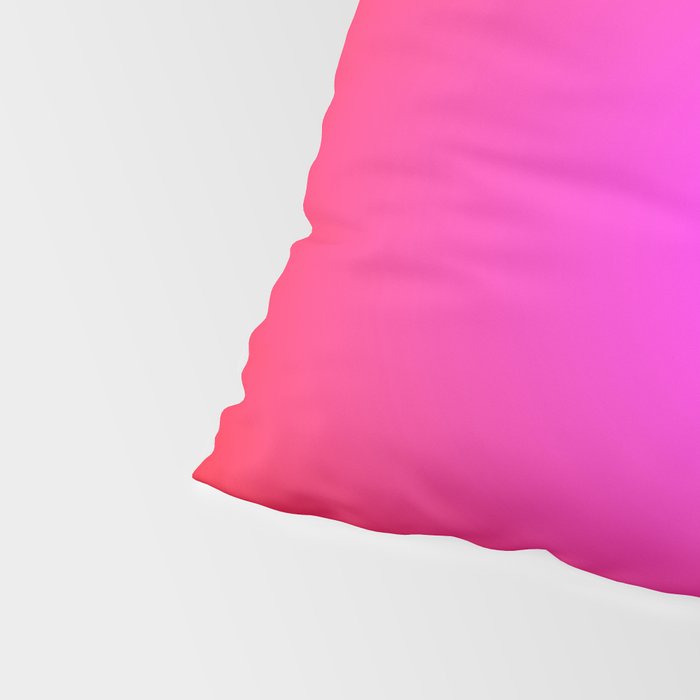 Red Magenta Radial Gradient Pillow Sham Gallery Image 4