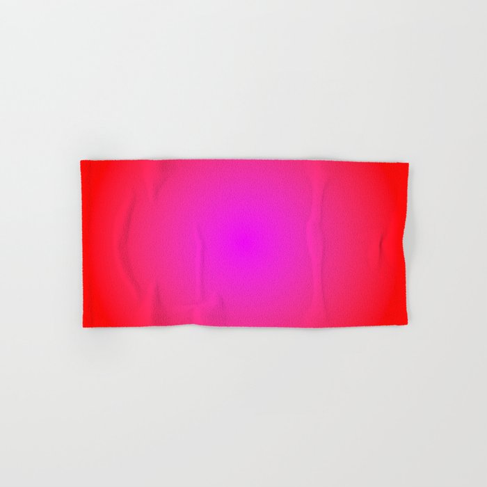 Red Magenta Radial Gradient Bath Towel Gallery Image 1