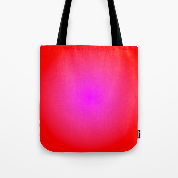 Red Magenta Radial Gradient Tote Bag Gallery Image 1