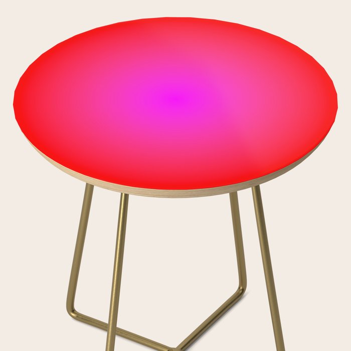 Red Magenta Radial Gradient Side Table Gallery Image 2