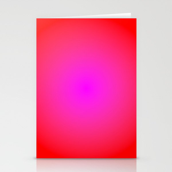 Red Magenta Radial Gradient Stationery Card Gallery Image 2