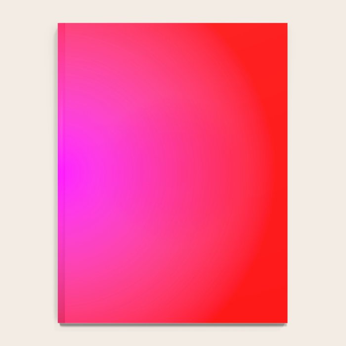Red Magenta Radial Gradient Notebook Gallery Image 4