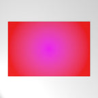 Red Magenta Radial Gradient Welcome Mat Gallery Image 1