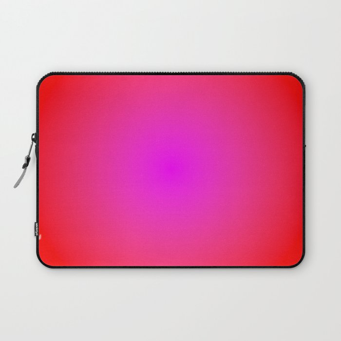 Red Magenta Radial Gradient Laptop Sleeve Gallery Image 1