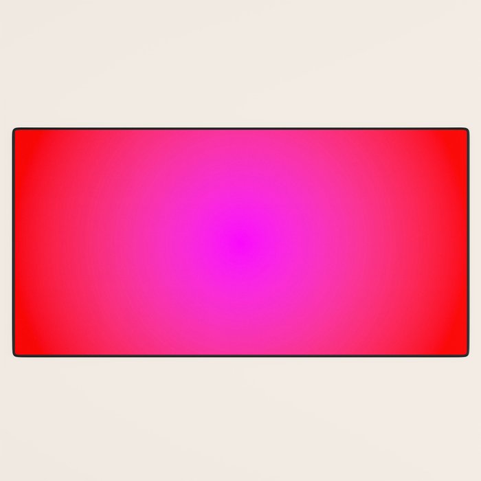 Red Magenta Radial Gradient Desk Mat Gallery Image 3