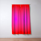 Red Magenta Radial Gradient Window Curtain Gallery Image 3