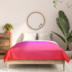 Red Magenta Radial Gradient Comforter Gallery Image 3